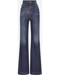 Dolce & Gabbana - Flared Denim Jeans - Lyst