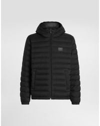 Dolce & Gabbana - Hooded Padded Jacket - Lyst