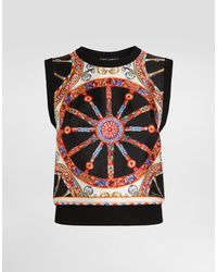 Dolce & Gabbana - Lightweight Plain-Knit Top - Lyst