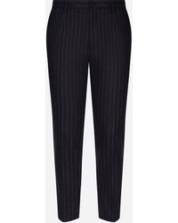 Dolce & Gabbana - Tailored Pinstripe Flannel Pants - Lyst
