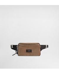 Dolce & Gabbana - Leather And Split Calfskin Belt Bag - Lyst