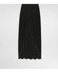 Dolce & Gabbana - Cordonetto Lace Midi Skirt - Lyst