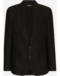 Dolce & Gabbana - Linen Sicilia-Fit Jacket - Lyst