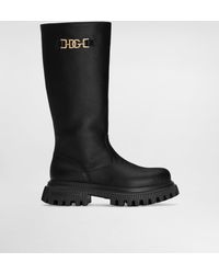 Dolce & Gabbana - Calfskin Boots - Lyst