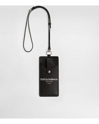 Dolce & Gabbana - Funda Para El Móvil De Piel De Becerro - Lyst