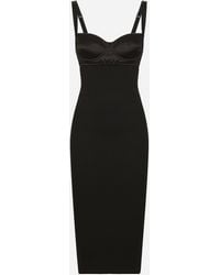 Dolce & Gabbana - Midi Pencil Dress - Lyst