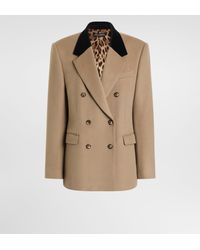 Dolce & Gabbana - Double-Breasted Cashmere Jacket - Lyst