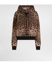 Dolce & Gabbana - Leo- Cotton Hooded Sweatshirt - Lyst