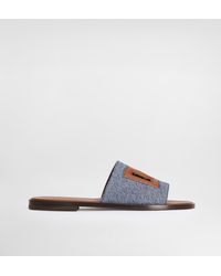 Dolce & Gabbana - Dg Light Denim Sandal - Lyst