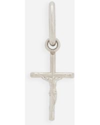 Dolce & Gabbana - Pendant Hoop Earring - Lyst