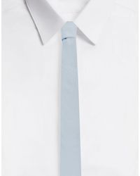 Herren Accessoires Krawatten Dolce & Gabbana Krawatte Breite 6 cm aus Seidenfaille in Blau für Herren 