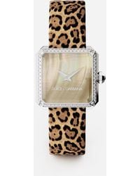 Dolce & Gabbana - Steel Watch With Diamonds - Lyst