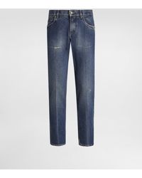 Dolce & Gabbana - Distressed Jeans - Lyst