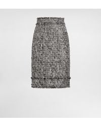 Dolce & Gabbana - ラッセルツイード ミディ ペンシルスカート - Lyst