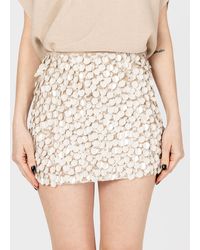 P.A.R.O.S.H. - Mini Gonna Con Paillettes Grandi E Piccole - Lyst