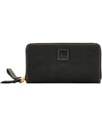 florentine large zip around wristlet