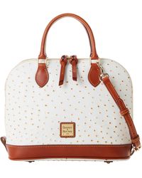 dooney and bourke oakdale zip zip satchel
