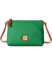 wexford leather crossbody pouchette