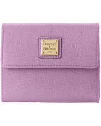 dooney and bourke light blue wallet