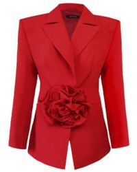 KRIS MARAN - Flower Power Blazer - Lyst