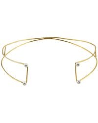 LINYA JEWELLERY - Pearl Choker - Lyst