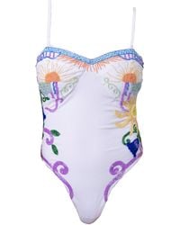 Self-Adore - Serenity Hand-Beaded Embellished One-Piece Swimsuit - Lyst