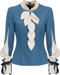 Julia Allert - Elegant Fitted Blouse - Lyst
