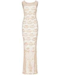 Andreeva - Pearl Handmade Maxi Crochet Dress - Lyst