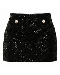International Appeal - Sequin Mini Skirt - Lyst