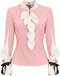 Julia Allert - Elegant Fitted Blouse - Lyst
