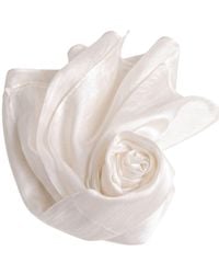 SILK &amp; BEARS - Pearl Scarf - Lyst