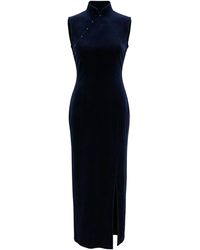 QIPOLOGY - Velvet Qipao - Lyst