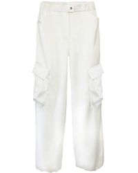 KRIS MARAN - Silky Cargo Pants - Lyst