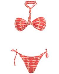 Live Kolibri - Twist-Tie Bikini Set With Adjustable Neck And Side Ties - Lyst