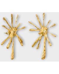 LINYA JEWELLERY - Big Flow Earrings - Lyst