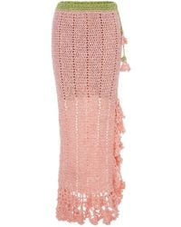 Andreeva - Chrysanthemum Handmade Crochet Skirt - Lyst