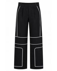 VICTOURRIAHZ - Flared Reflective Pants - Lyst