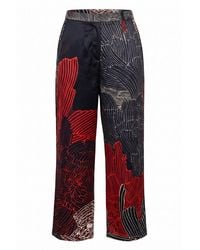 IEVA - Soft Printed Fluid Trousers - Lyst