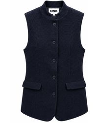 MNK Atelier - Bouclé Vest - Lyst