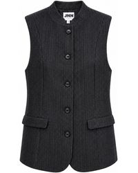 MNK Atelier - Striped Jacquet Vest - Lyst