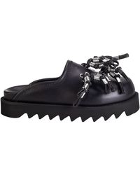 Toga - Industrial Tassel Platform Mules – Leather - Lyst