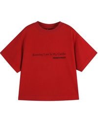 PRIVATE POLICY - Graphic Slogan T-Shirt - Lyst