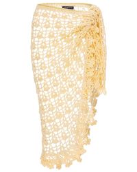 Andreeva - Beach Rose Handmade Crochet Cover-Up - Lyst