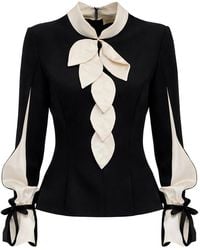 Julia Allert - Elegant Fitted Blouse - Lyst