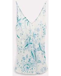 Dorothee Schumacher - Printed Viscose Top With Adjustable Straps - Lyst