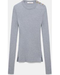 Dorothee Schumacher - Wool-Silk Blend Ribbed Pullover - Lyst