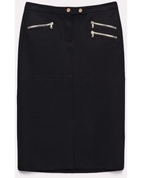 Dorothee Schumacher - Punto Milano Skirt With Zipper Detailing - Lyst