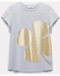 Dorothee Schumacher - T-Shirt mit metallischem Print - Lyst
