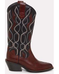 Dorothee Schumacher - Embroidered Cowboy Boots - Lyst