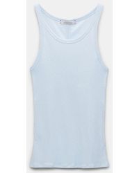 Dorothee Schumacher - Ribbed Cotton Tank Top - Lyst